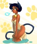  1girl alex_(totally_spies) bare_shoulders black_hair breasts cleavage dark-skinned_female dark_skin katiramoon_(artist) older older_female orange_eyes short_hair totally_spies young_adult young_adult_female young_adult_woman 