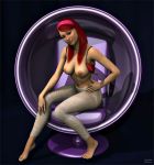 3d 3d_(artwork) bra breasts daphne_blake female female_only leggings lopriest nipples panties scooby-doo solo