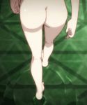 1girl animated animated_gif ass ass_shake from_behind gif kneepits legs monogatari_(series) nisemonogatari nude oshino_shinobu pov_ass screen_capture solo stitched uncensored walking water wet