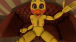 1girl android animatronic avian bird breasts chica_(fnaf) couch couch_sex five_nights_at_freddy's five_nights_at_freddy's_2 male missionary_position nipples penis pussy robot sex toy_chica vaginal_penetration vaginal_sex