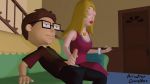  3d american_dad animation_gangstar couch francine_smith gif handjob incest loop mother_&amp;_son penis steve_smith 