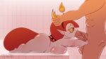 1boy 1girl 1girl big_ass big_breasts big_penis deepthroat demon_girl disney elf_ears fellatio gif gif hand_on_head hekapoo hmiokun horn human long_hair loop male muscular muscular_male nude oral penis shortstack side_view star_vs_the_forces_of_evil