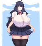 1girl alternate_breast_size ass big_breasts black_hair blue_eyes blue_hair breasts bursting_breasts clothed_female crazy_eyes creatures_(company) curvy erect_nipples female female_focus female_only flashing game_freak hairband hands_up hex_maniac_(pokemon) high_res high_resolution huge_breasts humans_of_pokemon large_ass long_dress long_hair long_sleeves looking_at_viewer looking_back mask metal_owl nintendo nipples nipples_visible_through_clothing no_bra no_panties npc_trainer nude occult_maniac_(pokemon) open_mouth pokemon pokemon_(anime) pokemon_(game) pokemon_omega_ruby_&_alpha_sapphire pokemon_oras pokemon_rse pokemon_ruby_sapphire_&_emerald pokemon_trainer pokemon_xy pubic_hair purple_eyes purple_hair shirt skirt skirt_lift smile solo_female solo_focus spiral_eyes straining_buttons thick_thighs thighs two-tone_hair wide_hips