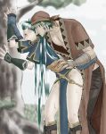 1boy 1girl aozora_kyuuji art blush clothed_sex couple fire_emblem fire_emblem:_rekka_no_ken fire_emblem_7 fire_emblem_blazing_sword green_hair long_hair lyn lyndis lyndis_(fire_emblem) moaning nintendo ponytail rath_(fire_emblem) short_hair tagme