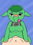  animal_crossing anthro bouncing_breasts breasts_outside elephant furry gif girl_on_top hetero nintendo olord opal_(animal_crossing) penis pov shirt_lift 