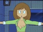  exposed_breasts fanservice mai_machiko maicching_machiko-sensei miss_machiko ripped_shirt 