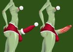  ass big_penis candy_cane christmas christmas_sock cock_sock dongidew elf futa futanari green_skin hot_pants intersex penis petite 