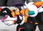 bbmbbf black_fur bra kissing mobius_unleashed palcomix panties pietro's_secret_club rouge_the_bat sega shadow_the_hedgehog sonic sonic_(series) white_fur