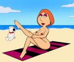 ass breasts brian_griffin erect_nipples family_guy lois_griffin nude thighs