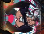 fingering ghost_spider gwen_stacy marvel marvel_comics masturbation pussy spider-gwen spider-man_(series) upside_down