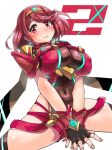 1girl alluring big_breasts breasts eyebrows eyebrows_visible_through_hair female fuckable heroine large_breasts pyra_(xenoblade) red_hair short_hair xenoblade_(series) xenoblade_chronicles_(series) xenoblade_chronicles_2