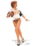 breasts eye_paint football jersey new_york_jets nfl pinup retro ryan_schnitz see-through