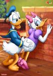 1girl anthro bbmbbf daisy_duck disney donald_duck fur34 fur34* furry palcomix tagme