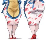 1girl ass ass_freckles ass_in_dress big_ass bottom_heavy cartoon_network cow_and_chicken female_only high_heels huge_ass human human_female large_ass lightsource mom_(cow_and_chicken) pale-skinned_female pale_skin tagme thick_ass thick_thighs tight_clothing wide_hips