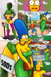  bart_simpson comic jeff_albertson marge_simpson the_gift the_simpsons yellow_skin zarx 