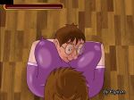  &euro;spiran animated big_breasts breasts brown_hair clothed gif meet_and_fuck tagme 