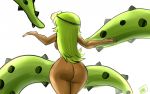  amalia_sheran_sharm ass curvy dark-skinned_female dark_skin green_hair pranky pranky_(artist) sadida vines wakfu 