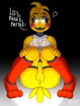  chica_(fnaf) chicken five_nights_at_freddy&#039;s five_nights_at_freddy&#039;s_2 furry futanari m-47 toy_chica 