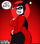 ass batman_(series) big_breasts breasts dc dc_comics harley_quinn mcpartyworld pawg spandex tease