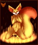  2013 anthro fennekin furry mark_haynes pokemon rukaisho solo 