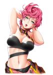 golden_wind jojo's_bizarre_adventure open_mouth pink_hair trish_una