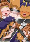  comic crossover digimon iris iris_(pokemon) lesbian_fantasy_island mimi_tachikawa palcomix pokemon tachikawa_mimi yuri 