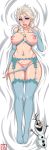 bed big_breasts breasts disney elsa frozen_(movie) hips juicy olaf sexy_hips underwear