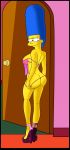 ass breasts croc_(artist) legs marge_simpson nipples the_simpsons yellow_skin