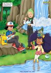  ash_ketchum axew cilan comic iris_(pokemon) pikachu pokemon pokepornlive text toes wetdreams2 