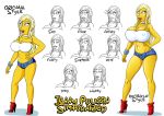  big_breasts breasts jenny_poussin kogeikun tagme the_simpsons yellow_skin 