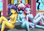  3girls breasts dildo equestria_untamed friendship_is_magic holding_dildo human multiple_girls my_little_pony nude photo_finish photo_finish_(mlp) pixel_pizzaz pixel_pizzaz_(mlp) violet_blurr_(mlp) 