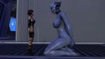 amazon asari bioshock bioshock_infinite elizabeth femdom liara_t'soni mass_effect sfm shrunk