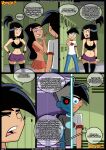 big_ass big_breasts cartoon cheerleader cleavage comic croc_(artist) danny_phantom danny_phantom_(character) english_text ghost_puberty_3_(danny_phantom) male/female nickelodeon paulina_sanchez samantha_manson superhero teen text