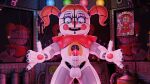  1futa 1girl balls blue_eyes circus_baby erection five_nights_at_freddy&#039;s five_nights_at_freddy&amp;#039;s:_sister_location futa_only futanari looking_down m0nk3y penis precum robot robot_girl standing 