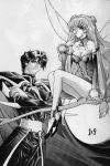 comic magic_knight_rayearth monochrome tagme