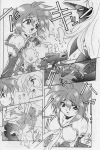 comic magic_knight_rayearth monochrome tagme