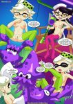 2girls ass blush breasts callie callie_(splatoon) comic marie marie_(splatoon) multiple_girls nude palcomix pussy splatoon squid_sisters stay_fresh