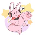 anthro bunny dj feet fur furry male male_only oob_(artist) penis pink_fur