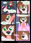  comic fellatio furry incest oral released_inhibitions woofyrainshadow_(artist) 