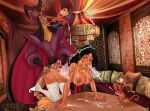  abu_(aladdin) aladdin_(series) beak bird breasts disney iago jafar monkey nipples parrot penis princess_jasmine titflaviy 