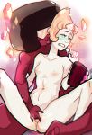  2_females 2_girls 2females cartoon cartoon_network female/female female_only fingering fingers_in_pussy garnet garnet_(steven_universe) gem gem_(species) gems glasses pearl pearl_(gem) pearl_(steven_universe) steven_universe yuri 