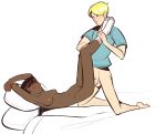 bed bwc dark-skinned_female dark_skin interracial james-ab light-skinned_male light_skin sex white_background white_dick