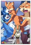 1girl bbmbbf comic fox_mccloud fur34 fur34* krystal love_brings_us_together nintendo palcomix sex star_fox tagme