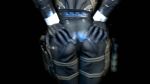  1girl 3d arched_back ass close-up gif gun hand_on_ass haven_trooper konami metal_gear_solid small_ass source_filmmaker wattchewant weapon 