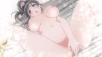  1girl big_breasts black_hair breasts hair kanokon looking_at_viewer minamoto_chizuru nipples takami_akio 