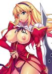 big_breasts blonde_hair breasts_out_of_clothes freezing_(series) kim_kwang_hyun long_hair panties reminiscence:_freezing_illustrations satellizer_el_bridget