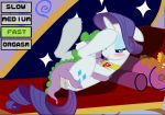 bedroom cum_inside friendship_is_magic gif missionary my_little_pony pussy rarity sex spike