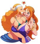  big_breasts bikini breasts canine clothed clothing dog headband huge_breasts human jewelry licking mammal minkmen_(one_piece) nami nami_(zou) one_piece one_piece:_zou_arc sssonic2 swimsuit tongue tongue_out wanda_(one_piece) 