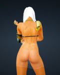  1girl 3d armor ass back_muscles back_view big_breasts black_desert_online breasts cute dark_knight digital_media_(artwork) elf female female_only high_res hips kara_(artist) model nude original_character pointy_ears posing see-through solo teen white_hair 