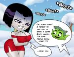 beast_boy cold dc_comics nipples_poking nipples_visible_through_clothing raven_(dc) teen_titans teen_titans_go vanilladream34